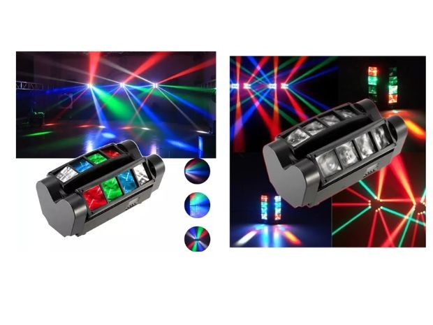 &uu PROYECTOR LASER AUDIORITMICO CABEZA GIRATORIA LED-ZZ10